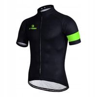 Koszulka Na Rower Wygodna Z Odblaskiem Odprowadzająca Wilgoć Ochrona UV XL