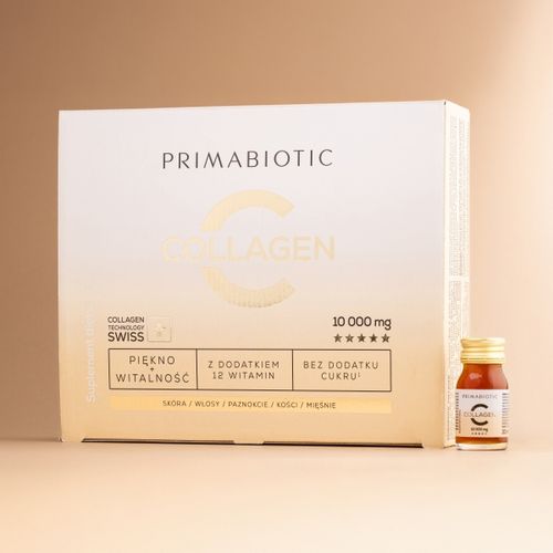 PRIMABIOTIC Collagen Shot 10 000 mg Kolagen brzoskwiniowy smak 30 x 30 ml na Arena.pl