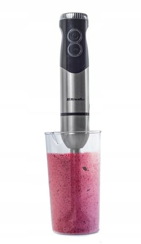 BLENDER RĘCZNY WIELOFUNKCYJNY RIWALL RB-01 6w1 TYTANOWE OSTRZA MOCNY na Arena.pl