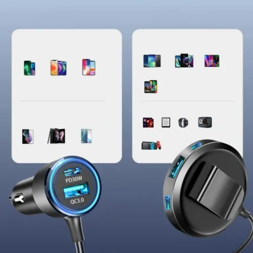 ROZDZIELACZ GNIAZDA ZAPALNICZKI ŁADOWARKA USB PD na Arena.pl