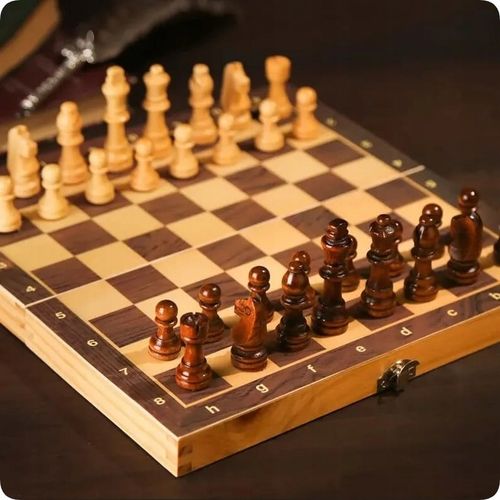 SZACHY DREWNIANE WARCABY DUŻE DLA DZIECI TRYKTRAK GRY LOGICZNE PLANSZ0WE na Arena.pl