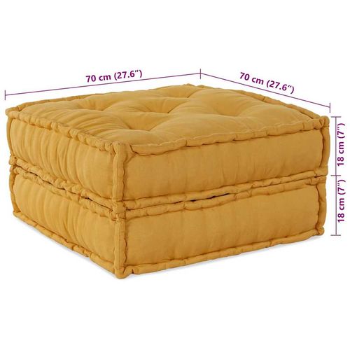 Modułowa sofa 2 pcs Żółty 140 x 70 x 36 cm tkanina na Arena.pl
