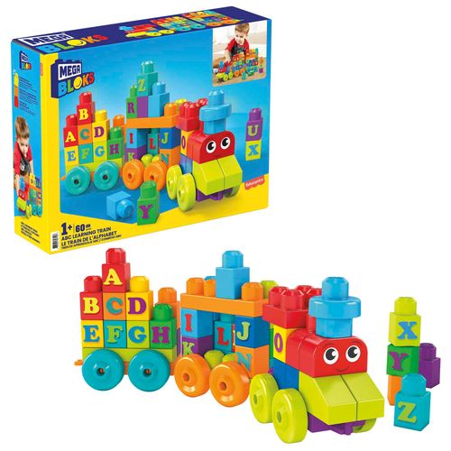 MEGA BLOKS KLOCKI MÓJ PIERWSZY POCIĄG ABC 60 ELEM. na Arena.pl
