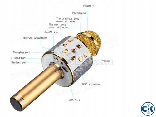 Bezprzewodowy mikrofon karaoke WS858 5 kolorow Wwa na Arena.pl