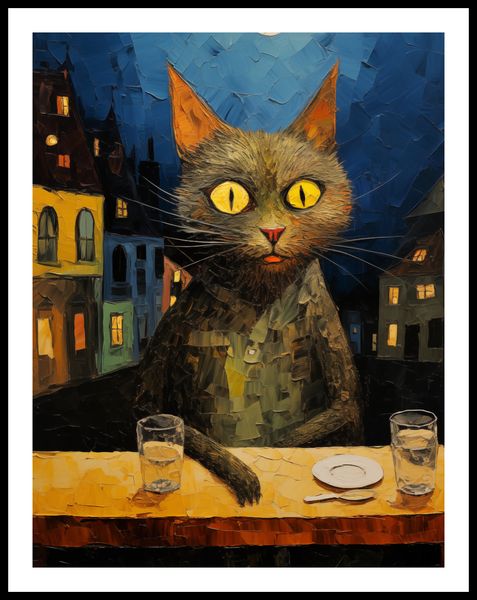 Plakat 50x65cm Nocny Obserwator zdjęcie 3