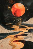 Plakat 40x60cm Planetarny Taniec