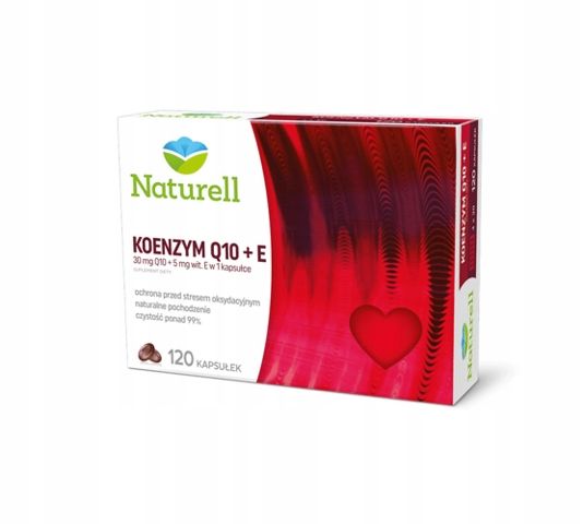 Naturell Koenzym Q-10+E, 120 kapsułek zdjęcie 1