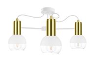 Lampa sufitowa 3xE27 ARNE WHITE/GOLD