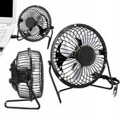 WIATRAK METALOWY WIATRACZEK WENTYLATOR USB PC BIURKOWY V1