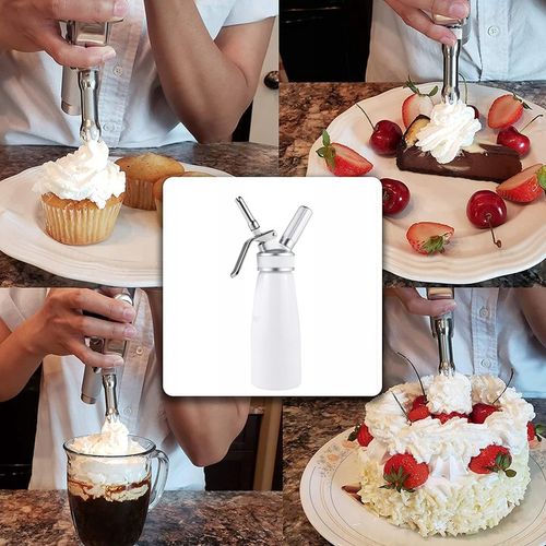 SYFON DO BITEJ ŚMIETANY 500 ML DOZOWNIK DO ŚMIETANY PISTOLET DO ŚMIETANY na Arena.pl