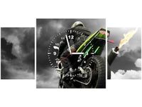 80X40CM ZEGAR MONSTERBIKE OBRAZ