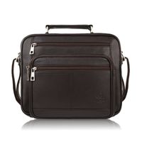 torba męska skórzana na ramię i do ręki do pracy brązowa paolo peruzzi