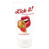 Lick It Jadalny Żel Oralny O Smaku Truskawki 50 Ml