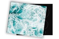 SZKLANA DESKA NA KUCHENKĘ 80x52 051B OCEAN
