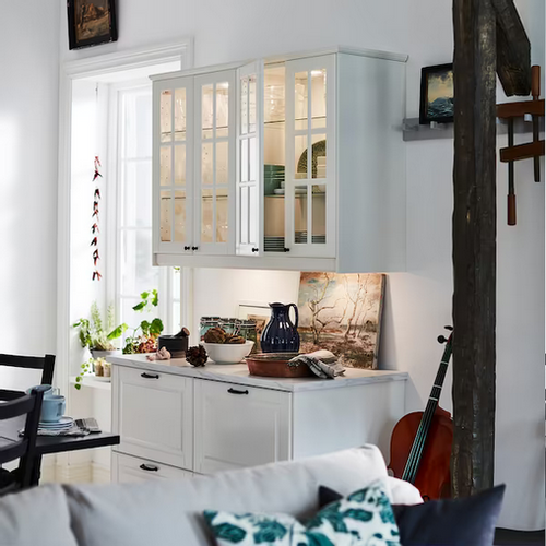 Listwa taśma oświetleniowa blatu kuchennego szafek Ściemniana 20 cm MITTLED srebrny na Arena.pl