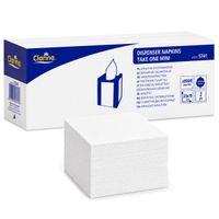 serwetki 2w białe do dysp. 10x20cm 8000 szt.