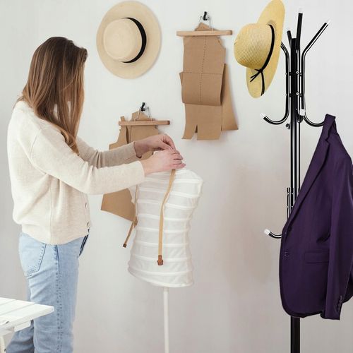 WIESZAK PODŁOGOWY STOJĄCY STOJAK LOFT NA UBRANIA KURTKI 12 RAMION 3 na Arena.pl