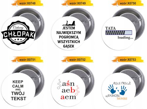 Przypinki buttony SUPER DZIADEK TOMEK na Arena.pl