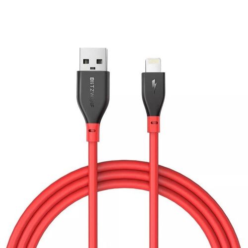 Kabel Lightning BlitzWolf BW-MF11 0.3m (czerwony) na Arena.pl