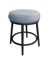 Taboret Ben noga metalowa czarna BL06