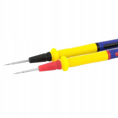 SILIKONOWE PRZEWODY MIERNIKA MULTIMETRU KABLE POMIAROWE SZPILKA 1000V na Arena.pl