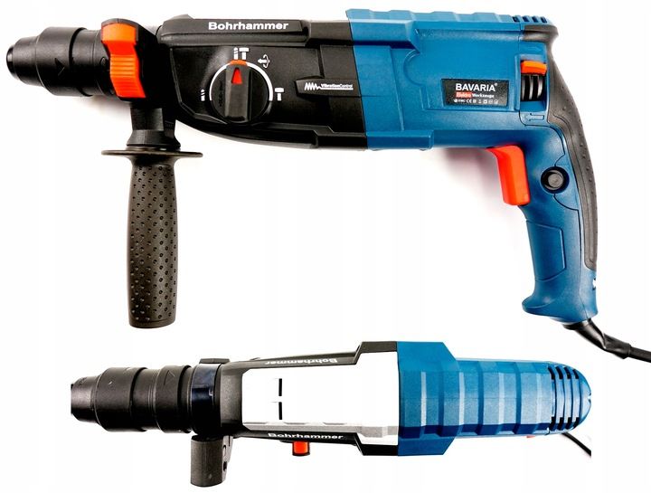 MŁOTOWIERTARKA 2800W SDS+ 2xGŁOWICA 16WIERTEŁ zdjęcie 8