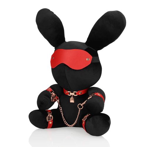 rabbit bondage - velvet - large - black na Arena.pl
