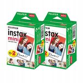Wkłady Instax MINI 2x20sztuk 40 ZDJĘĆ Film Fujifilm 11 12 EVO Drukarka Link