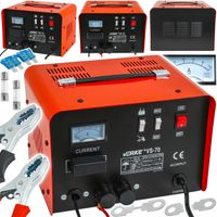 PROSTOWNIK SAMOCHODOWY DO AKUMULATORÓW Z ROZRUCHEM 12V 24V 40A ŁADOWARKA