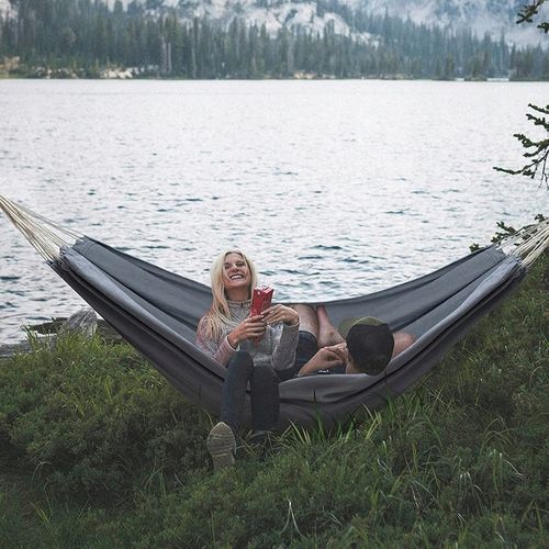 HAMAK OGRODOWY TURYSTYCZNY BOHO MOCNY DWUOSOBOWY 150x275cm 240kg + TORBA na Arena.pl