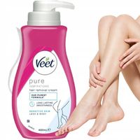 VEET Krem do depilacji skóra wrażliwa 400 ml Nawilżający z Aloesem