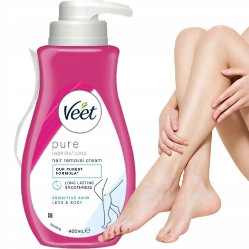 VEET Krem do depilacji skóra wrażliwa 400 ml Nawilżający z Aloesem na Arena.pl