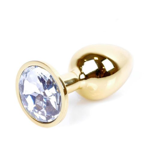 Plug-Jewellery Gold Plug- Clear na Arena.pl