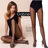 Sexy Rajstopy Stars Nero 20 DEN w Czarne Gwiazdki – Gabriella 457 4