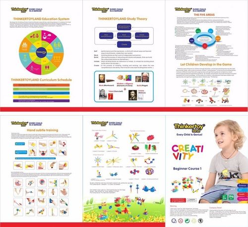 KLOCKI THINKERTOY BEGINNER COURSE 1 CREATIVITY 196 EL. na Arena.pl
