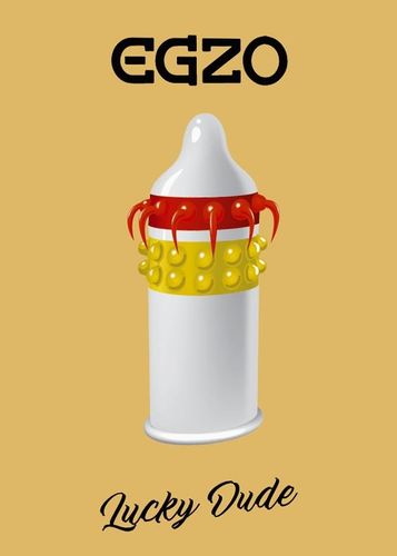 prezerwatywy z fakturą wypustkami egzo lucky dude na Arena.pl