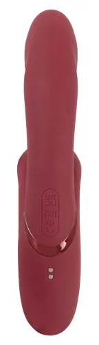 javida 2-function rabbit vibe thumpin silikonowy, 22,3 cm, fioletowy na Arena.pl