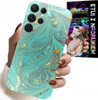 ETUI DO SAMSUNG GALAXY S25 ULTRA - MARMURKOWE WZORY + SZKŁO HARTOWANE