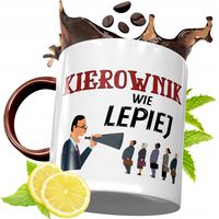 Kubek Bordowy Dla Kierownika Na Urodziny Prezent Z Nadrukiem Ze Zdjęciem