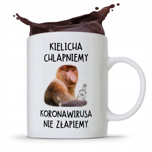 Kubek Śmieszny Janusz Nosacz Miłość Jest Jedna! Z Nadrukiem Ze Zdjęciem zdjęcie 1