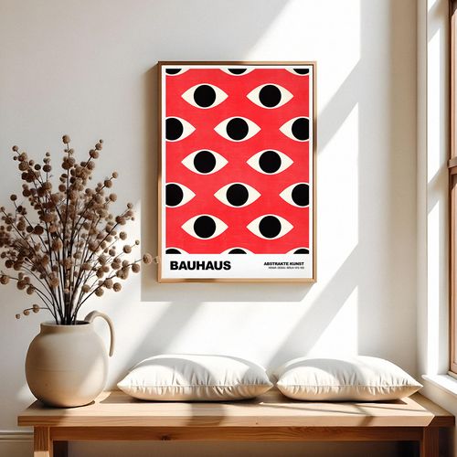 Plakat bauhaus oczy pattern 30x40 cm na Arena.pl