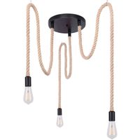 LAMPA wisząca ULLEU 69029-3H1 Globo skandynawska OPRAWA zwis pająk brązowy czarny