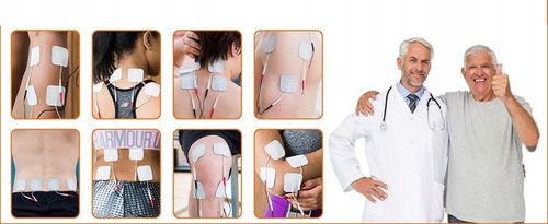 24x ELEKTRODY ŻELOWE ELEKTROSTYMULATOR TENS EMS PIN2 na Arena.pl