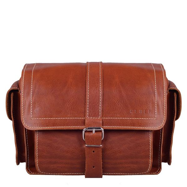 Torebka damska skórzana KEMER 889 Jasny Brąz zdjęcie 1