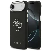 etui guess grained big 4g classic logo na iphone 17 air - czarne