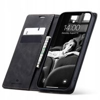 ELEGANCKIE ETUI Z KLAPKĄ SPACECASE WALLET SKÓRZANE CASE DO IPHONE 13