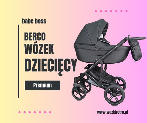 WÓZEK DZIECIĘCY BeRco 2w1 + Adaptery Maxi Cosi Cybex Aton X-Lander na Arena.pl