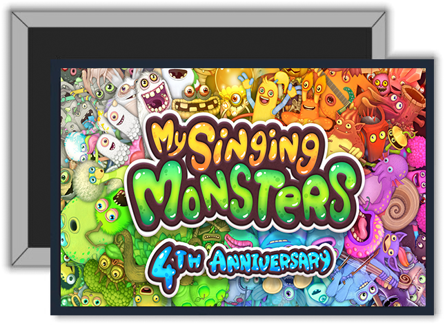 Magnes metalowy My Singing Monsters zdjęcie 1