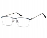Okulary prostokątne Zerówki Korekcyjne Żyłkowe
