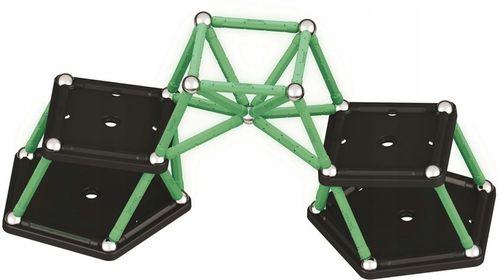 KLOCKI MAGNETYCZNE DLA DZIECI GEOMAG GLOW RECYCLED 60 ELEMENTÓW EDUKACYJNE na Arena.pl